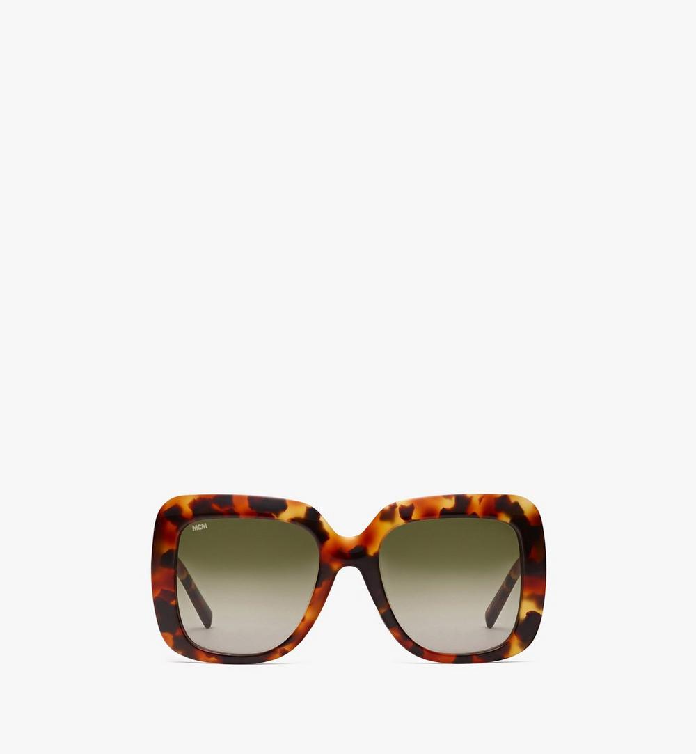 Zweifarbige, quadratische Sonnenbrille 1